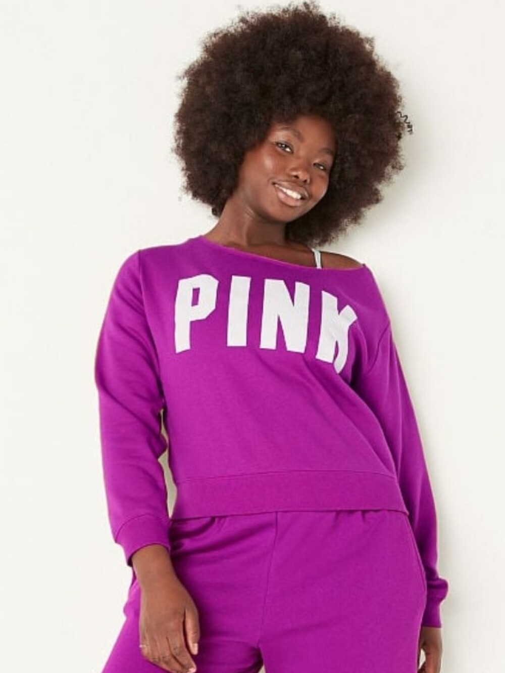 Victoria's Secret PINK Fleece Cropped Sweater
